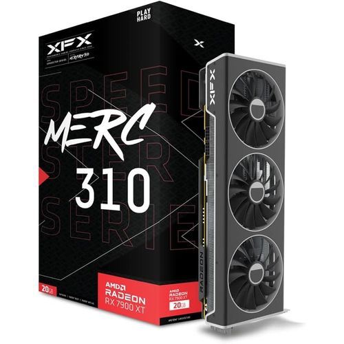 XFX Speedster MERC310 AMD Radeon? RX 7900XT Gaming Carte Graphique 20GB GDDR6, AMD RDNA? 3(RX-79TMERCU9