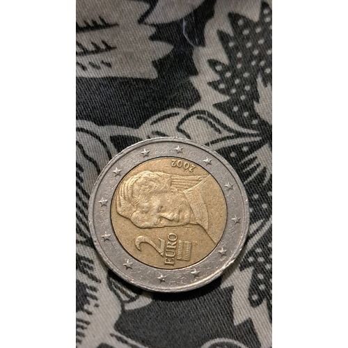 Une Pièce Rare De Autriche 2€ 2002