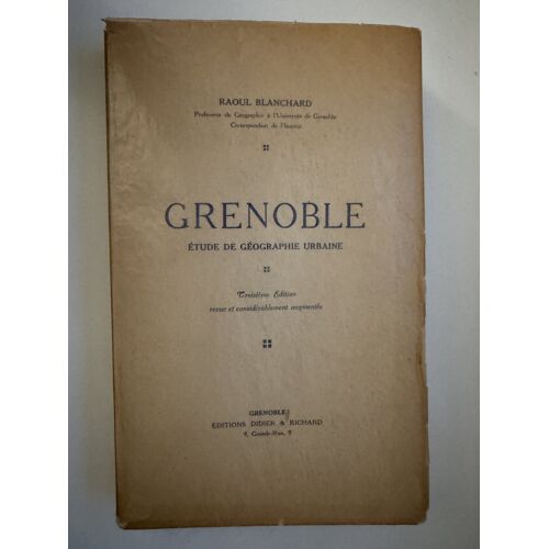 Grenoble, Etude De Géographie Urbaine