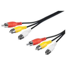 Goobay Câble Audio Vidéo 3 x RCA Mâle 10 m
