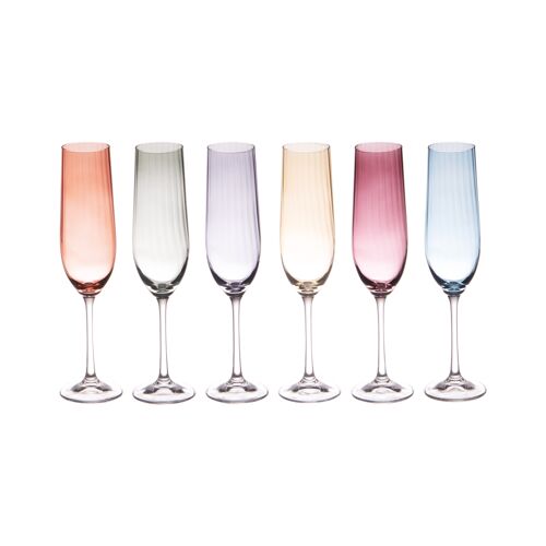 Coffret De 6 Flûtes Lumen 19 Cl