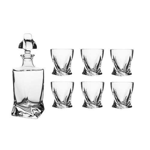 Coffret Carafe Avec 6 Verres Rugg