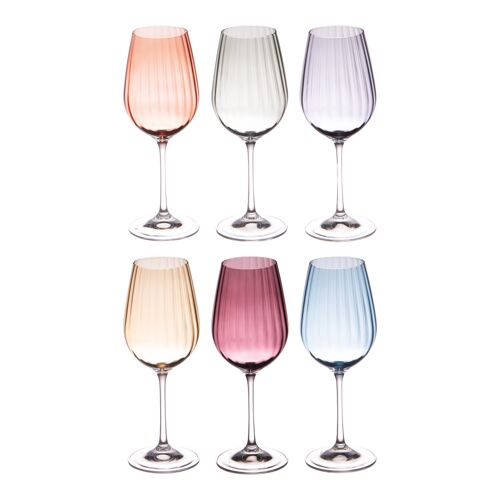Coffret De 6 Verres À Pied Lumen 35 Cl