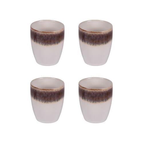 Coffret De 4 Gobelets Marron Bardenas 16 Cl