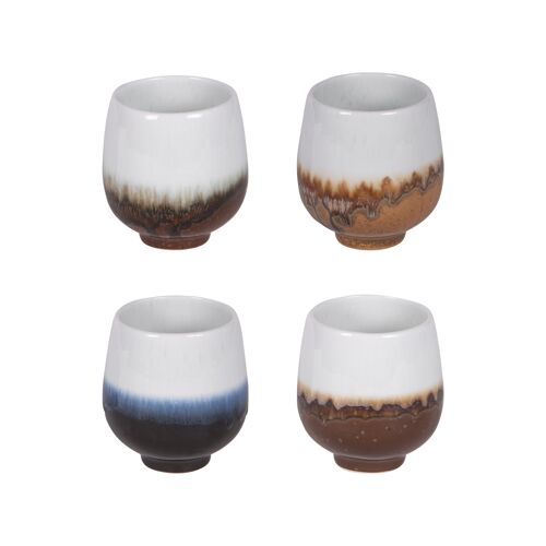 Coffret De 4 Gobelets Wabisabi 20 Cl