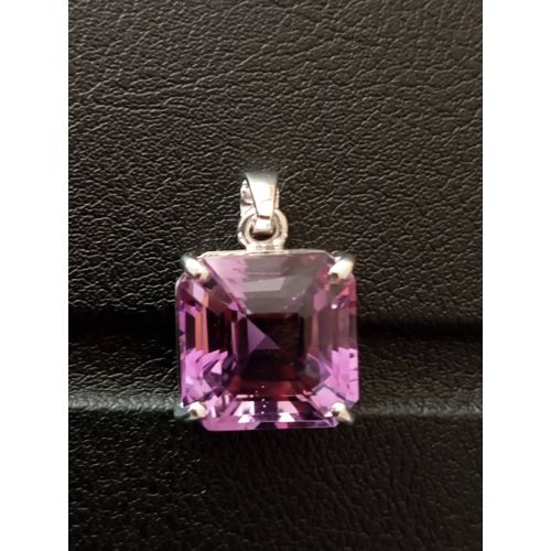 Pendentif Améthyste Et Argent