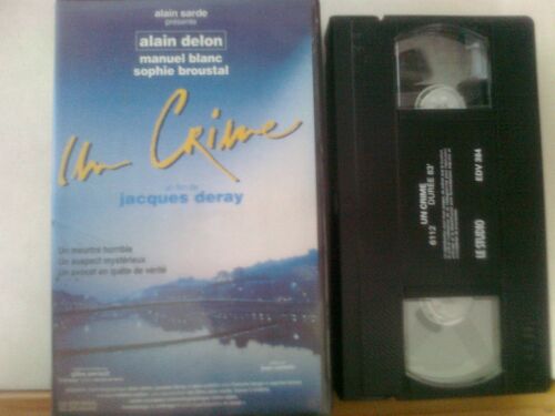 Cassette Vidéo Vhs - Un Crime - Alain Delon