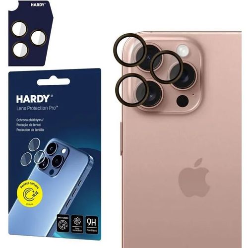 3mk Apple iPhone 16 Pro/16 Pro Max - Protection d'objectif HARDY Pro Rose Brown