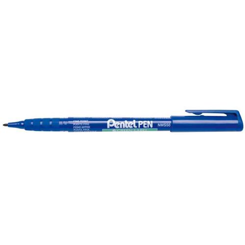 Pentel Marqueur Permanent Green-Label Nms50, Bleu