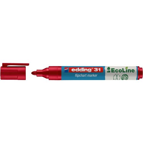 Edding Marqueur Pour Chevalets 31 Rouge 1,5-3 Mm