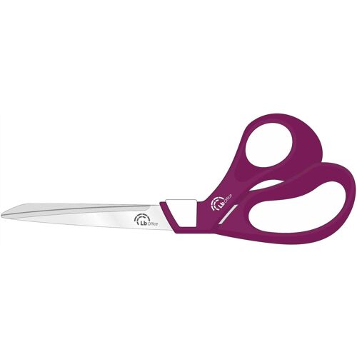 Lb Office Ciseaux Asymétrique "Confort 17" Abs 17cm Violet