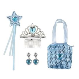 Set Accessoires De Princesse Bleus - Ptit Clown - Re80220 - Pour Enfant À Partir De 3 Ans - Pour Fille