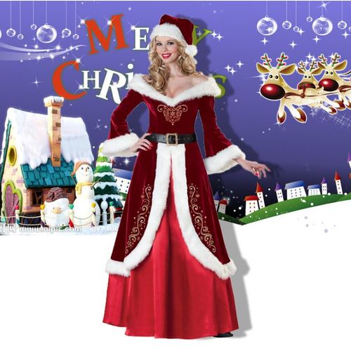 Les Femmes De Noël De Fantaisie Robe De Costume Xl, Costumes De Noël De Noël Couples De Performance Des Vêtements De