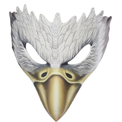 Masque D'halloween, Masque D'aigle Blanc D'halloween, Masque D'aigle Pour Fête D'halloween, Masque D'aigle Pu, Fournitures De Fête D'halloween