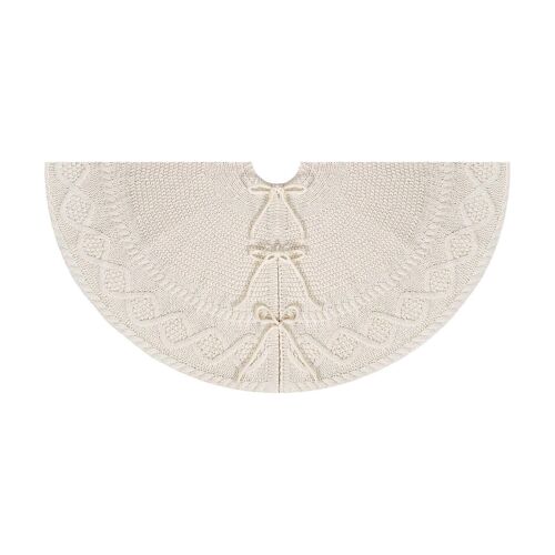 Jupe De Sapin Tricotée, Idéale Pour Les Fêtes, Style Champêtre, Pour Sapin De 91 Cm De Diamètre.