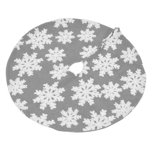 Jupe de sapin de Noël flocon de neige 78 cm - Décoration mignonne, réutilisable et magnifique pour fond de Noël