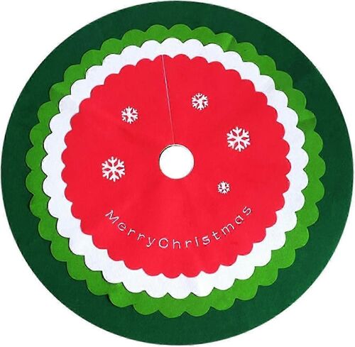 Socle De Sapin De Noël, Tapis De Sol Pour Sapin De Noël 100 Cm, Jupe De Sapin, Tapis De Sol Joyeux Noël, Décoration Pour Sapin De Noël, Nouvel An Et Fêtes À La Maison