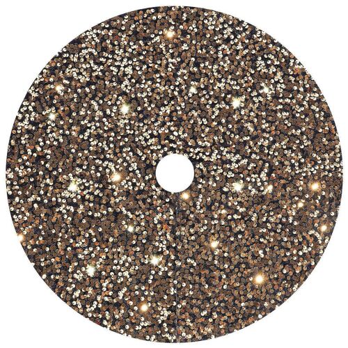 Jupe de sapin de Noël à paillettes, décoration scintillante pour les fêtes de fin d'année