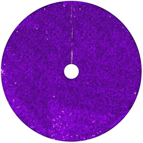 Jupe de sapin de Noël double épaisseur à paillettes - 61/76/91/122 cm, décorations de fêtes et d'intérieur
