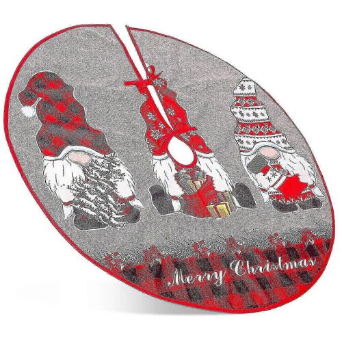 Jupe De Sapin Décorative Multicolore Pour Petit Sapin De Noël (90 X 90 X 0,1 Cm), Idéale Pour Créer Une Ambiance Festive (1 Pièce).