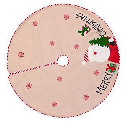 Jupe de sapin de Noël, ornement de sapin de Noël, motif Père Noël
