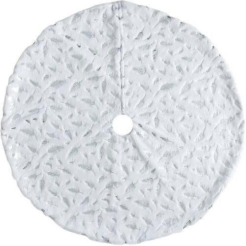 Jupe de sapin de Noël en peluche, jupe de sapin de Noël blanche, jupe de sapin de Noël blanche effet neige, jupe de sapin de Noël blanche