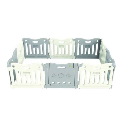 Dwinguler Parc Enfant Bicolore Gris