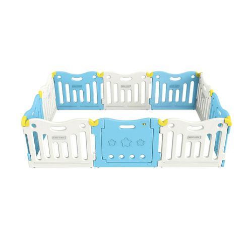Dwinguler Parc Enfant Modulable Bleu Ciel