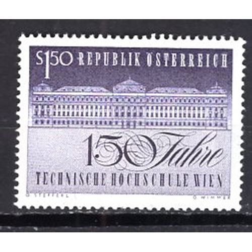 Autriche 1965 Ecole Technique Superieure De Vienne Yvert N° 1033 Neuf**