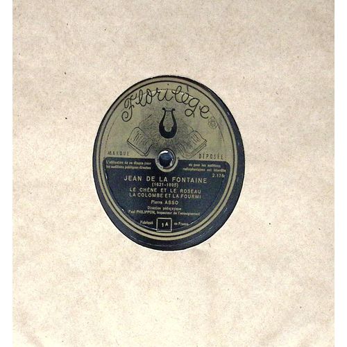 Jean De La Fontaine - Pierre Asso - Le Chene Et Le Roseau - La Colombe Et La Formi -Le Vieillard Et Les Trois Jeunes Hommes - La Poule Aux Oeufs D'Or -1936 - 25 Cm
