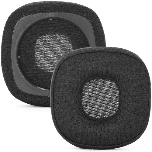 2 Coussinets d'oreille de remplacement noirs en maille compatibles avec les casques Marshall Major IV