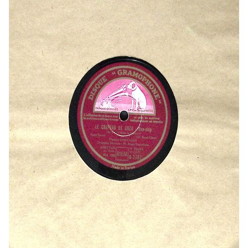 Maurice Chevalier - Le Chapeau De Zozo - Ma Pomme - 1936 - 25 Cm