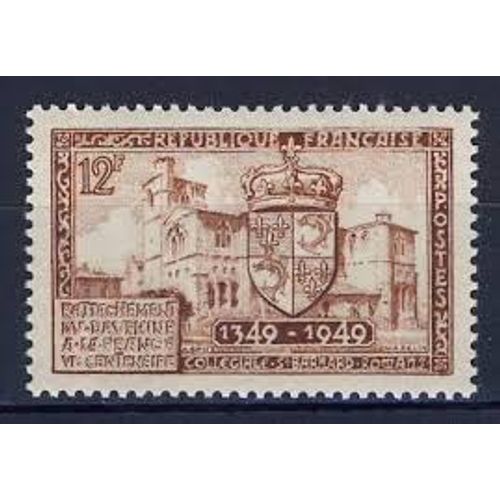 6ème Centenaire Du Rattachement Du Dauphiné : Collégiale St Bernard Année 1959 N° 839 Yvert Et Tellier Luxe