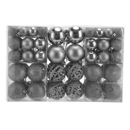 100pcs boules de Noël Incassables Boules Suspendues pour l'Arbre de Noël Décoration de Partie