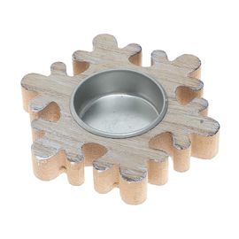 Noël Flocon De Neige En Bois Chandelier Fenêtre Décoration De Table Ornements Mise En Scène, Décoration De Noël Fournitures