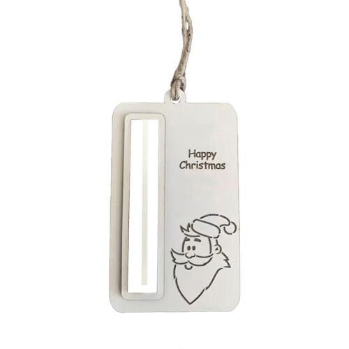 Unique Détenteur de monnaie avec une Lanière, Bois d'Argent Mini Gâteau de l'Arbre de Noël, Ornements faits à la Main Pendentif Décoration