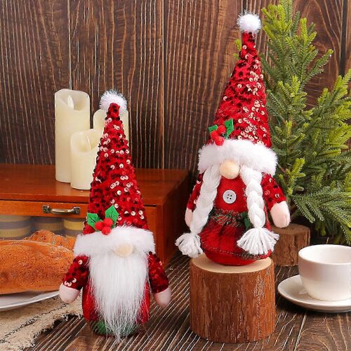 Mousseux Poupée de Noël Ornement de Vacances à l'Ambiance
