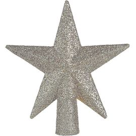 Étoile de noël haut de l'Arbre avec des Paillettes d'Or de Conception pour des Vacances de Décor