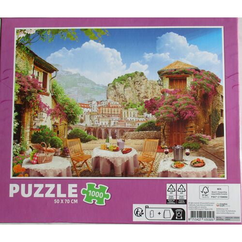 PUZZLE 1000 Pièces Vue italienne 50x70cm