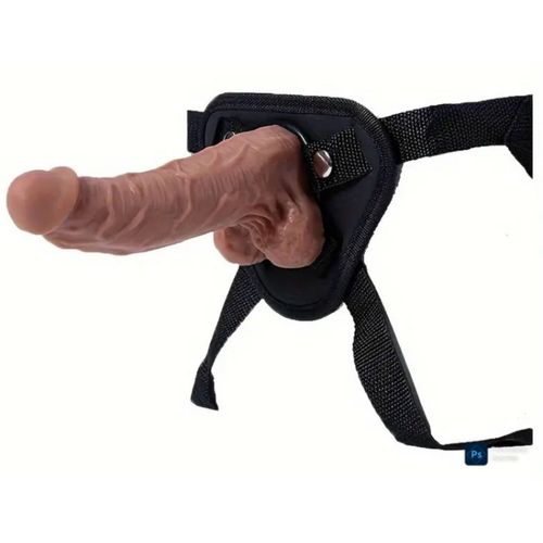 Gode Ceinture Réaliste Harnais Gode Orientable Godemiché Sextoys Ventouse