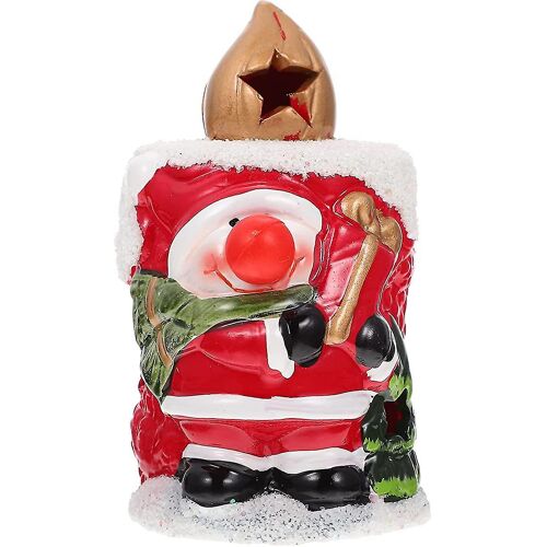 Ornement De Noël De La Lampe De Noël Adorable À La Lumière Des Bougies Ornements Ménage Orne La Décoration De Bureau