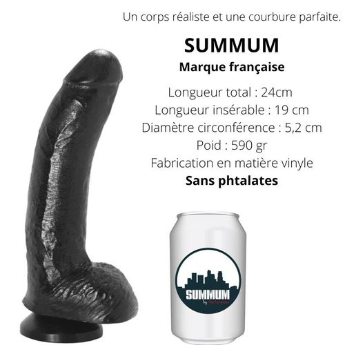 Gode Ventouse Xxl Tres Realiste 24cm Penis Enorme Sextoy Femme Homme Doux Flexib