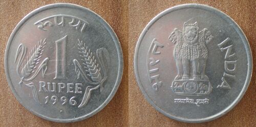 Inde 1 Roupie 1996 Piece Roupies Rupees Rupee
