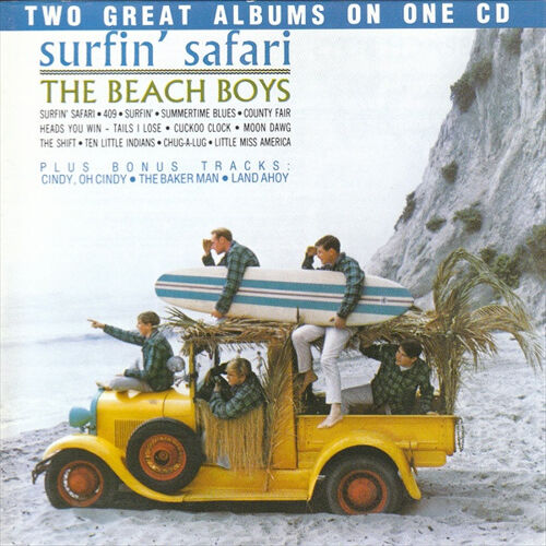 The Beach Boys - Surfin' Usa & Surfin' Safari - 24 Titres + 3 Bonus Tracks - 2 In 1