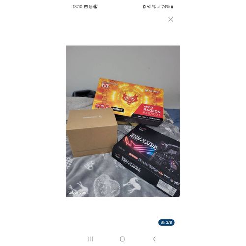 Lot Carte graphique 6700xt nitro+ ram ventirad ryzen5 5600x90 ou à l'unité