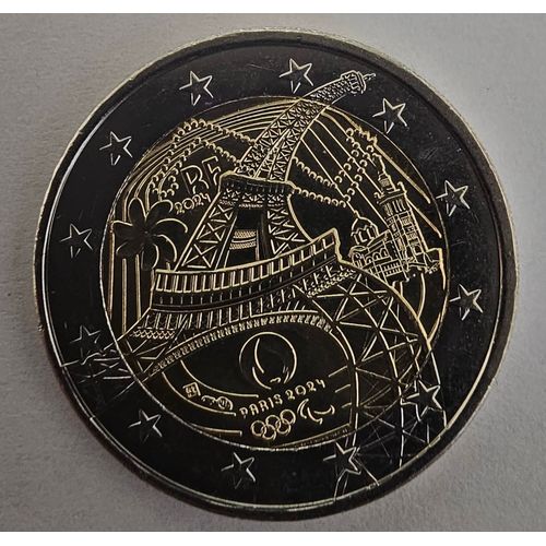 Magnifique Pièce De 2 € Paris 2024