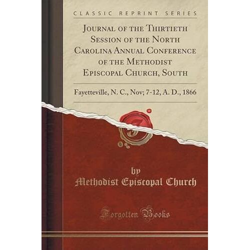 Church, M: Journal Of The Thirtieth Session Of The North Car