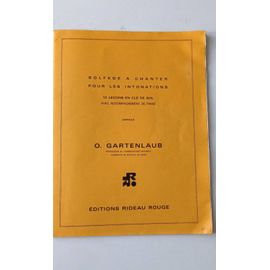 Solfège À Chanter Pour Les Intonations, 13 Leçons En Clé De Sol Avec Accompagnement De Piano