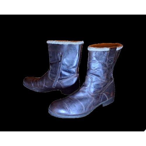Bottillons Pour Homme En Cuir Fourrées Pointure: 43