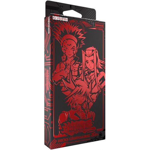 Coffret Konami Yu-Gi-Oh! Legendary 5d¿S 3 Decks Prêts À Jouer 3×50 Cartes Noir Et Rouge